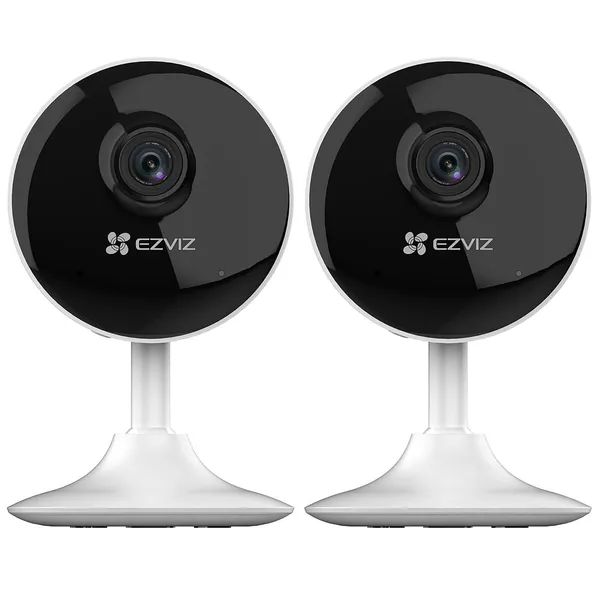 EZVIZ C1C-B 1080p Full HD WiFi IP Indoor Camera Twin Pack