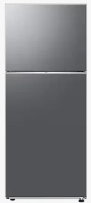 Samsung Refrigerator 393L, Double Door, No Frost, Multi Flow Cooling, Optimal Fresh Zone, Deodorizer, Twist Ice Maker, Digital Inverter Compressor Silver RT38CG6421S9UT