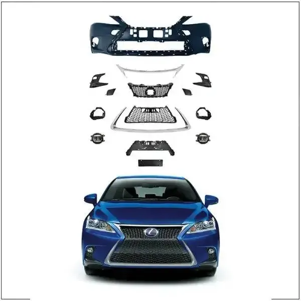 CT Sport Front Bumper Grille Upgraded to 2016 Sport Style Compatible With LEXUS CT 2011 2012 2013 2014