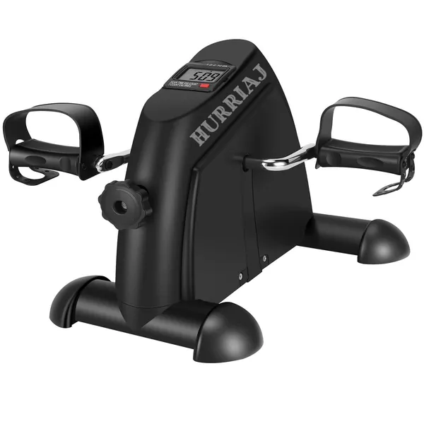 Hurriaj Mini Fitness Bike Pedal - Compact Exercise Trainer with LCD Display
