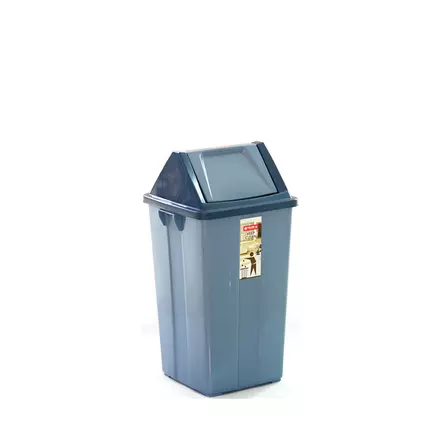 Lionstar Dustbin 20L Swing Lid C-2 Flip Top Waste Bins Large With Swing Lid Durable Plastic