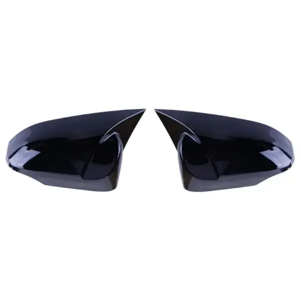 Side Mirror Cover Aerodynamic Glossy Black Corolla Mirror Cover 14 Glossy Black A CC-1991 Compatible With Toyota Corolla Altis E170 2014-2017