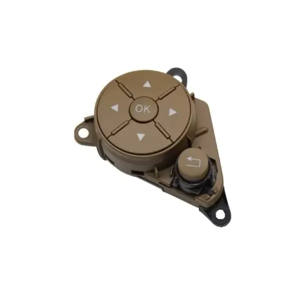 Steering Wheel Knob Assembly Button Yellow Left 20482103518490l CC-2718 Compatible With Mercedes C Class W204 2007-2011 E Class W212 2009-2013