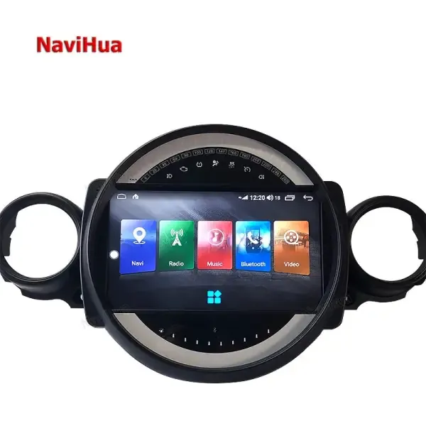 Android Touch Screen Car Video Dvd Player Stereo Radio Wifi Gps Navigation System Compatible With BMW MINI 2007-2014