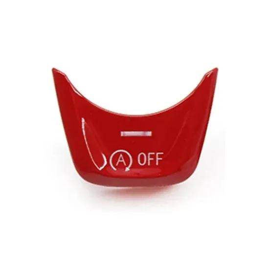 Engine Ignition Start Stop Auto Off Switch Button Cover Trim Red 61316835087-2 CC-6696 Compatible With BMW 1 Series, 5 Series G30 2017-2023, X3 X4 G01 G02 G08 2018-2024, 6 Series GT G32 2017-2022, 7 S