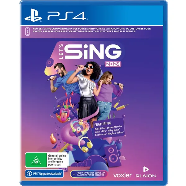 Let's Sing 2024 PS4 Game