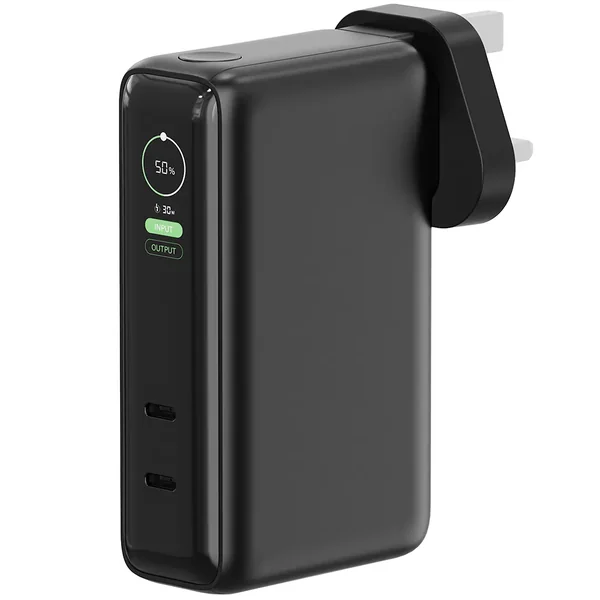 Green Lion Energix Power Bank & Charger - Black