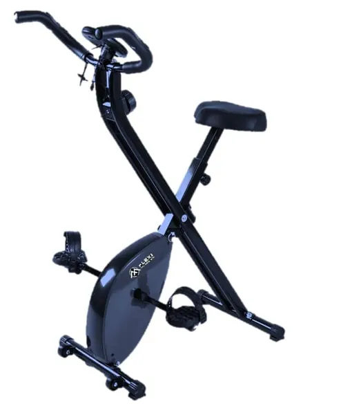 Flexi Muscles - Foldable exercise bike with multiple resistance levels.