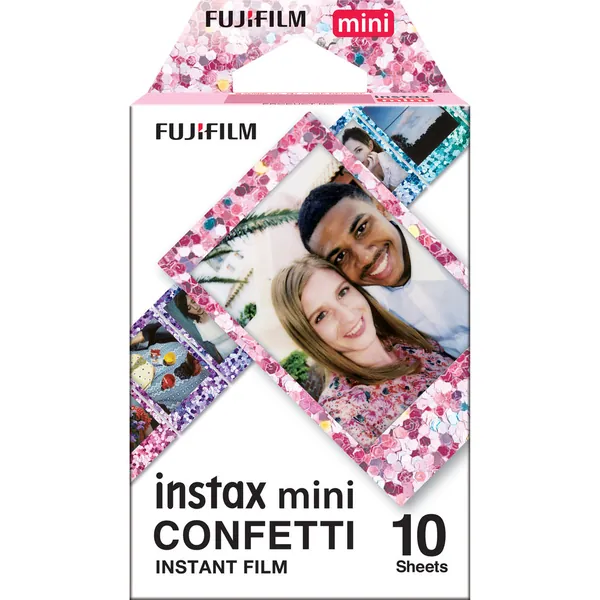 FUJIFILM INSTAX MINI Instant Film (Confetti, 10 Exposures)