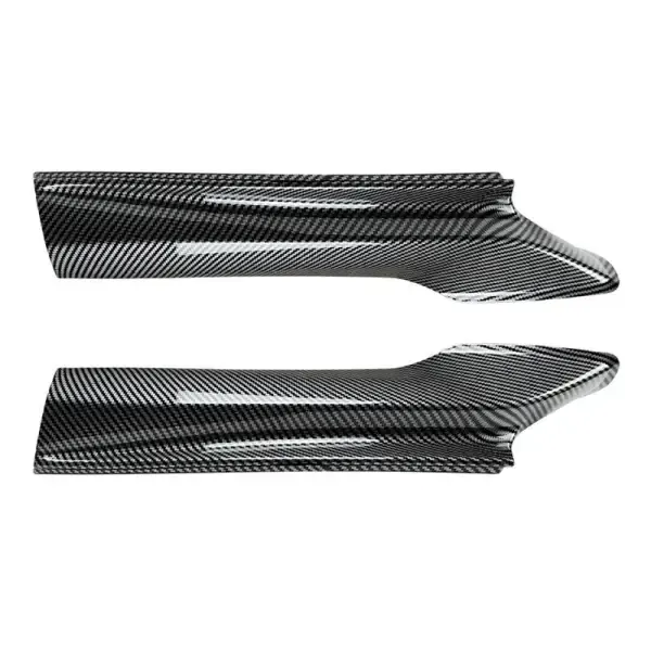 Front Bumper Splitter Skirts Lip Zst-441 Carbon Fiber Look CC-3773 Compatible With BMW 5 Series F10 2010-2017 M5