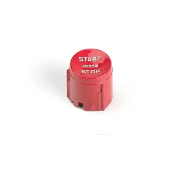 Sport Start Stop Button Red CC-862 Compatible With Range Rover Sport 2014-2019, Evoque 2017-2019, Discovery 2017-2019