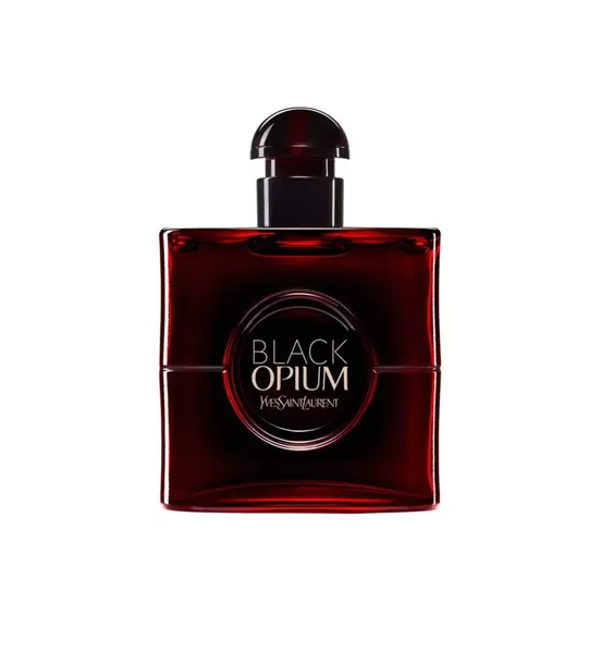 YSL Black Opium Over Red Eau de Parfum A thrilling sweet perfume. Juicy cherry with black coffee & a vanilla infusion 50ml.