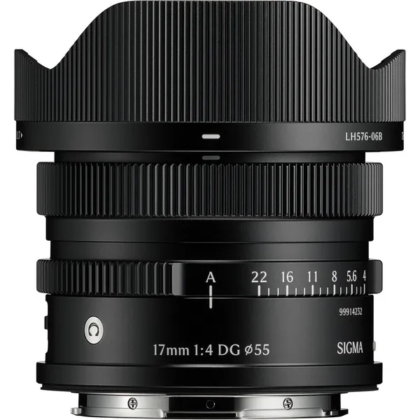 Sigma 17mm f/4 DG Contemporary Lens (L-Mount, Black)