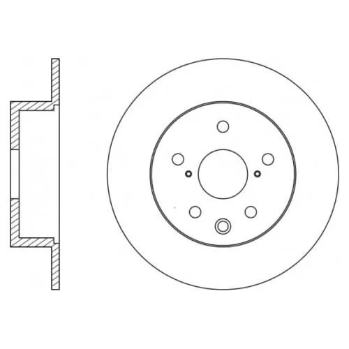 Toyota Mark X Rear Brake Disc