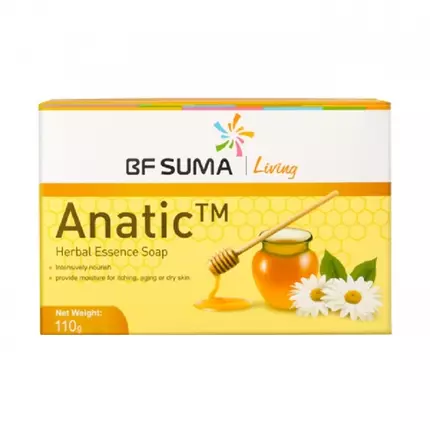BF Suma Anatic Herbal Essence Soap 110g Suma Living, Sabuni Ya Anatic, Provides Moisture for Itching, Aging, Dry Skin, Intensively Nourish, AP024E