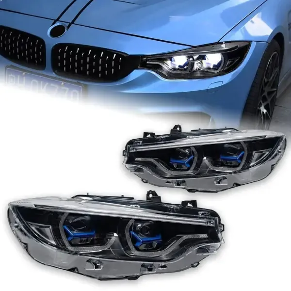 LED Headlight Laser Style DRL Signal Head lamp light Automotive Compatible With BMW F32 425I 428I 430I 435I 2012-2019