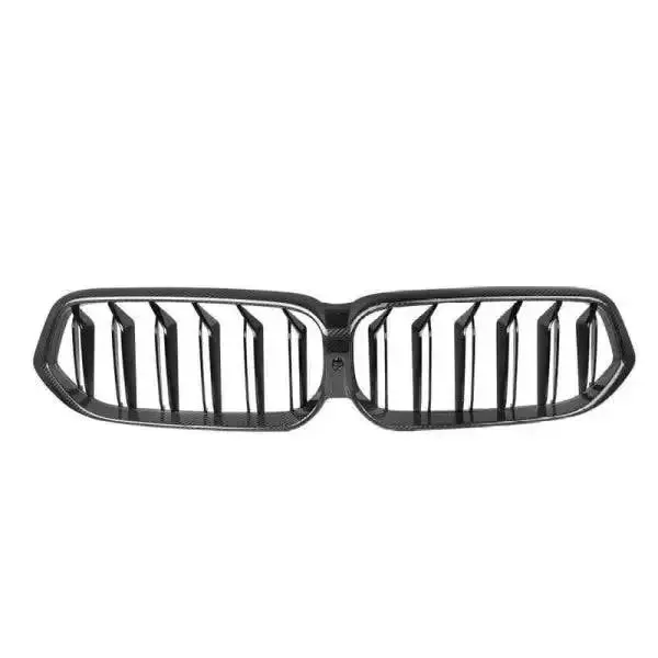 Front Bumper Grill Carbon Fiber Look Lci CC-1655 Compatible With Bmw 6 Series Gt G32 Lci 2021+