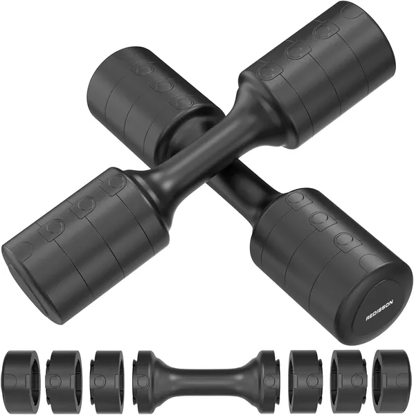 Weights Adjustable Dumbbell Set of 2 for Women/Men Core Movement 1.5-2.5kg