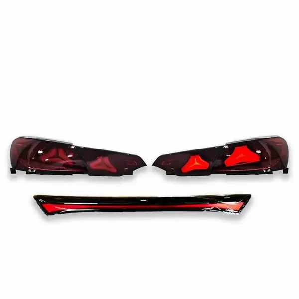 Upgraded Tail Light Lamp Xenon Taillight Retrofit Upgrade Modified Led Drl Hid With Centre Bar CC-8607 Compatible With Mercedes Benz E Class W213 2020-2023