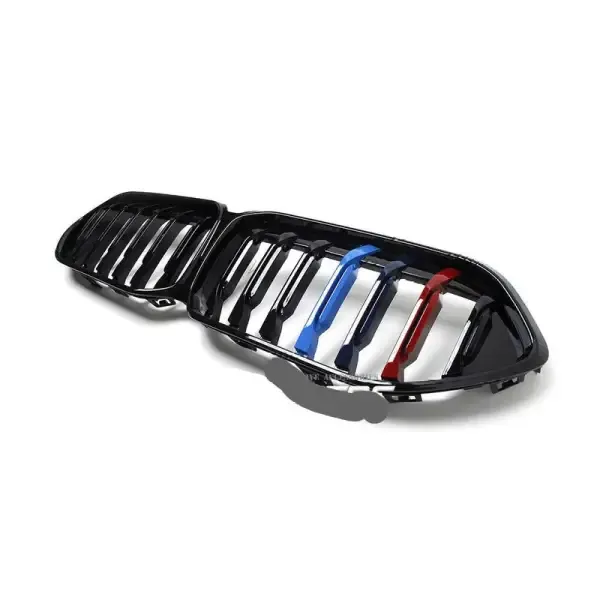 Front Bumper Show Grill Tri Color Single Line CC-3068 Compatible With Bmw 2 Series F44 2020-2024