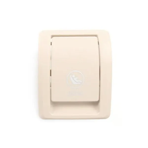 Rear Child Seat Anchor Safety Isofix Restraint Backseat Buckle Covers 52208491147 Beige Assembly CC-9033 Compatible With BMW X5 G05 X7 G07 2019-2025