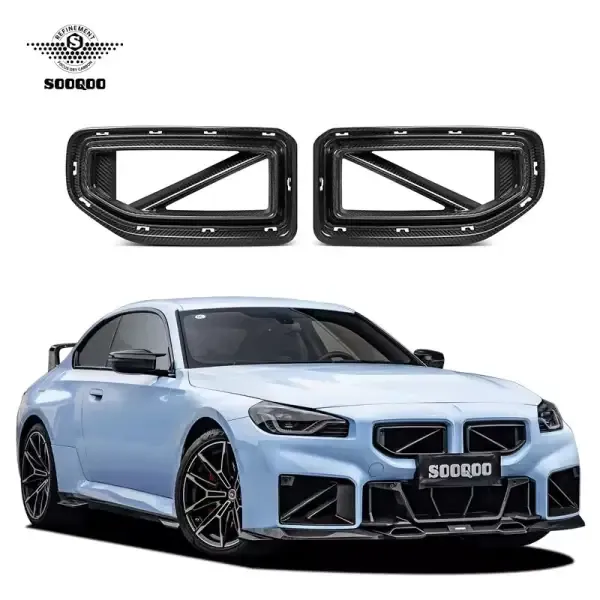 Dry Carbon Fiber Front Grill Compatible With BMW M2 G87 Coupe 2023