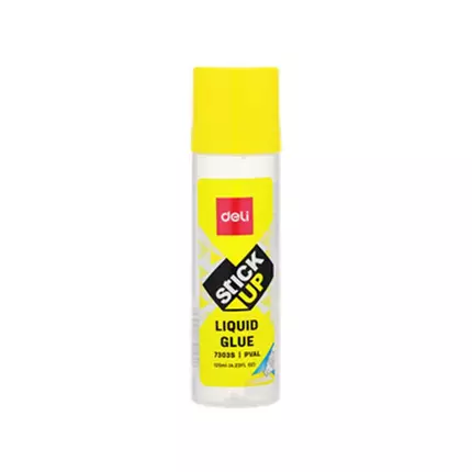 Deli Liquid Glue with Sponge Dispenser 125ml E7303S