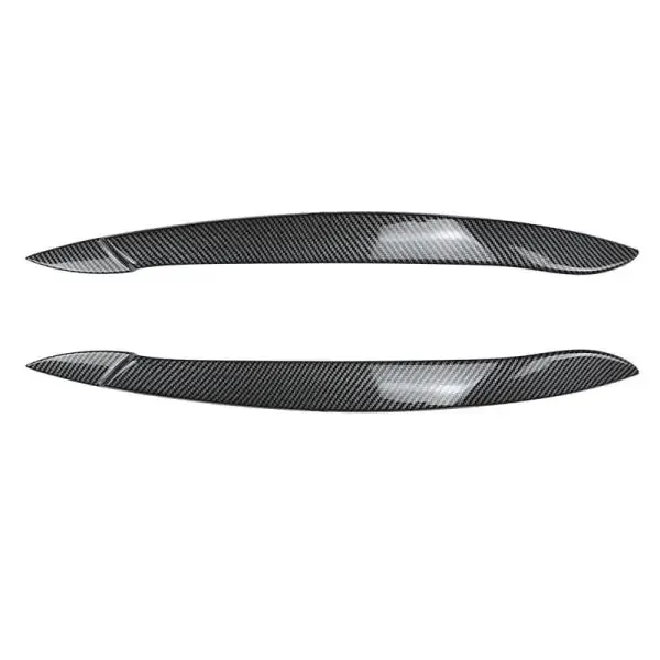 Front Headlight Eyebrow Lip Splitter Skirts Flag Zst-510 Cf Carbon Fiber Look CC-4071 Compatible With Bmw X5 E70 2007-2014
