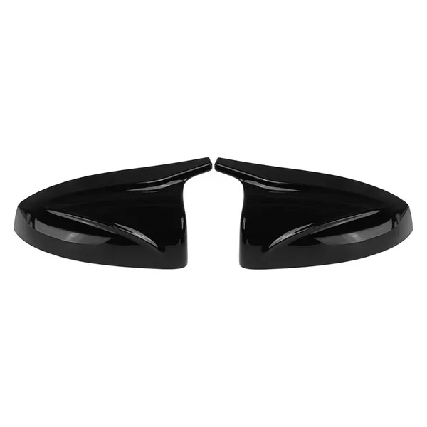 Side Rear View Case Door Wing Cap Shell Housing Mirror Covers Glossy Black CC-5967 Compatible With Audi A3 8v S3 Rs3 2014-2020
