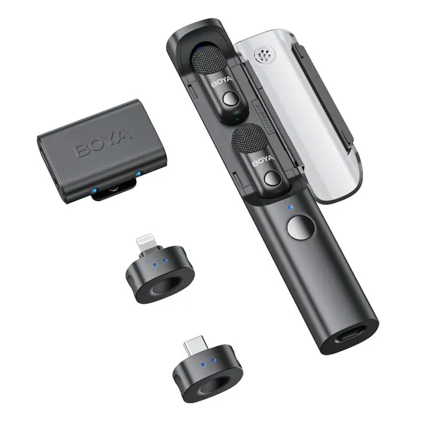 BOYA Magic 2-Person Wireless Microphone System for Cameras and Mobile Devices (2.4 GHz)
