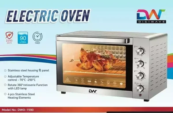 Digiwave Electric Oven 90L 2200W Full Function DW0-1590