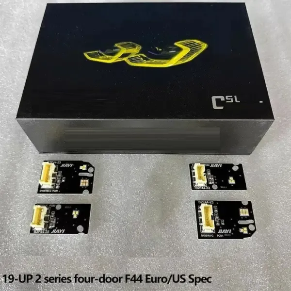 Headlight Drl Daytime Running Light Angel Eye Led Module Yellow Color Csl Style Ao-csl-014 Europe CC-5079 Compatible With Bmw 1 Series F40 2 Series F44 235 220 M135 2019-2023