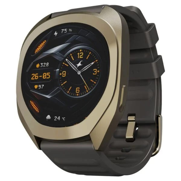 Titan Fastrack Cosmix Smartwatch, 1.32 inches AMOLED Display, Grey