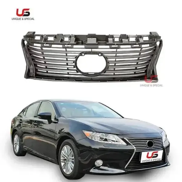 Upper Grille Front Bumper Grille Chrome Moulding OEM 53111-33440 Compatible With 2013-2015 Lexus ES250 ES300 ES350