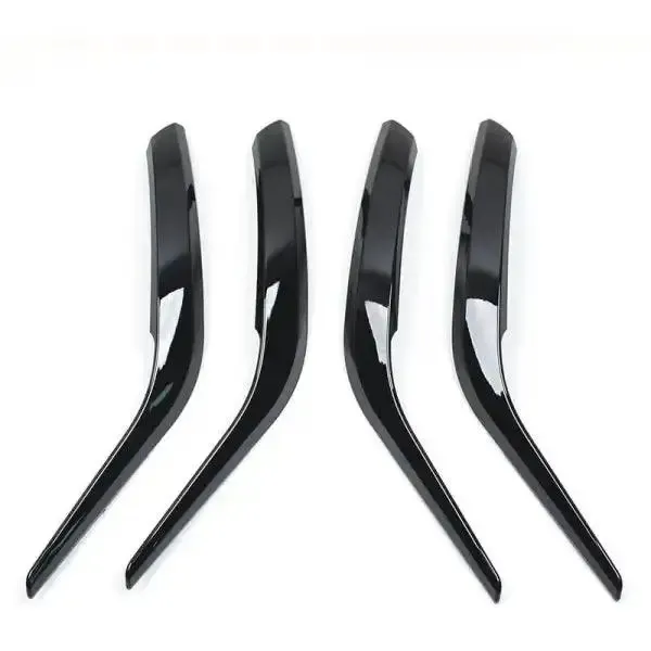 Inner Door Handle Set Piano Black 51412991775 L 51412991776 R Gb CC-1233 Compatible With BMW X1 E84 2010-2016