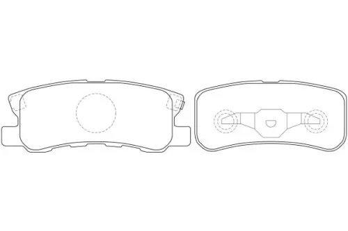 Mitsubishi Pajero, Outlander Rear Brake Pads