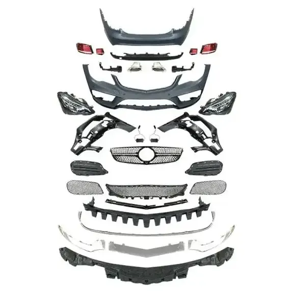 UPGRADE FACELIFT CONVERT TO E CLASS W207 2014-2017 AMG STYLE Compatible With MERCEDES E CLASS W207 2009-2013 COUPE CONVERTIBLE