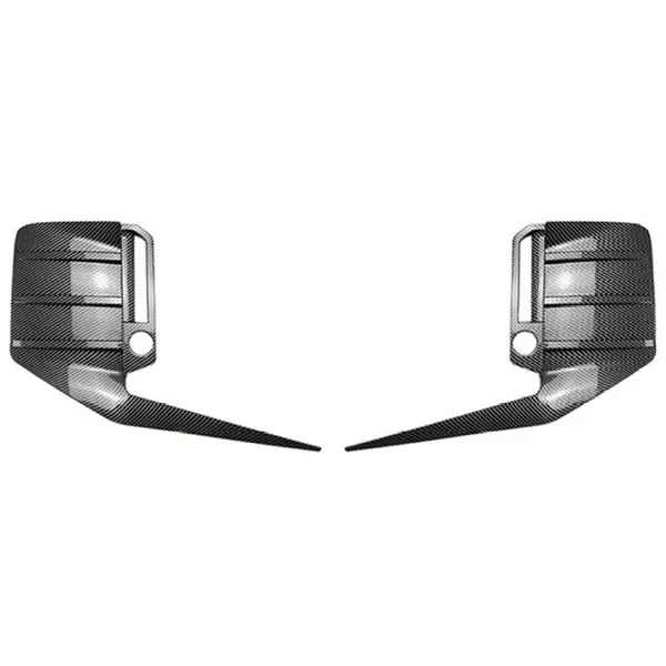 Mp M Performance Rear Bumper Air Vent Side Wind Blade Spoiler Indicator Light Trim Diffuser Skirts Splitter Trim Zst-693 Carbon Fibre Look CC-7161 Compatible With Bmw 2 Series M2 G87 2023+