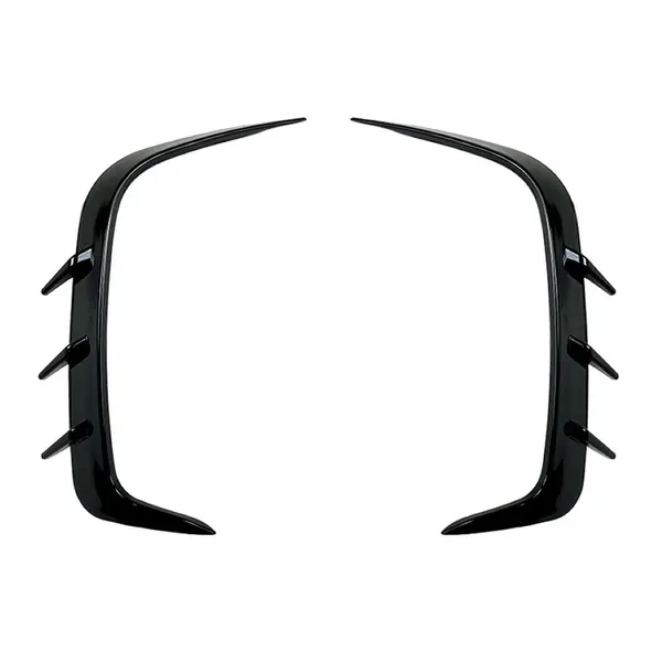 M Sports Rear After Bumper Lip Diffuser Splitter Skirts Flag Canard Glossy Black Zst-389 Gb Usa CC-6118 Compatible With Bmw 4 Series M4 G22 2020+