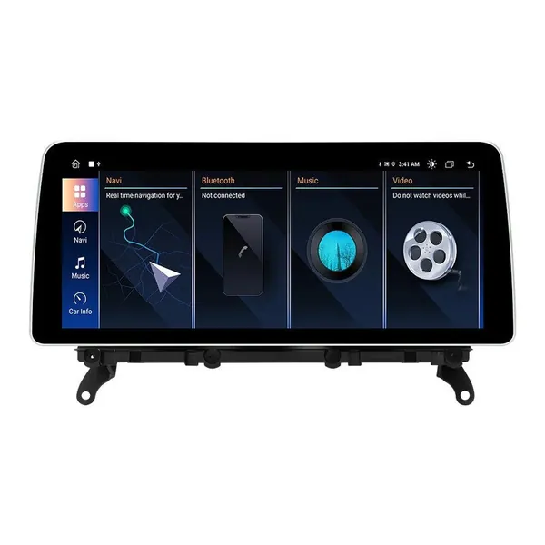 Android Multimedia Infotainment Touchscreen Dvd Player Wireless Carplay Android Auto 4gb +64gb 12.3 Inch Nbt CC-7318 Compatible With Bmw X3 X4 F25 F26 2010-2017