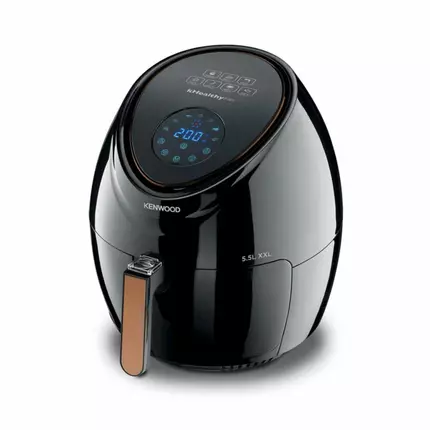 Kenwood Digital Air Fryer XXL 5.5L 2.4Kg 1800W With Rapid Hot Air Circulation For Frying, Grilling, Broiling, Roasting, Baking And Toasting HFP50.000BK