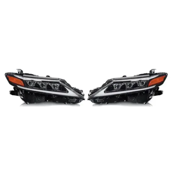 Upgraded Head Light Lamp Xenon Headlight Retrofit Modified Led Drl Hid Lxs Style CC-5613 USA PLUG A Compatible With Toyota Camry 2018-2024 8th Generation Car Front