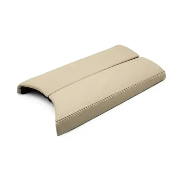 Armrest Box Panel Leather Cover Beige 2056808704 804 8s09 2056800296 496 8s09 CC-1087 Compatible With Mercedes C Class W205 2014-2021 Coupe/Convertible/Touring & GLC W253 2015-2021