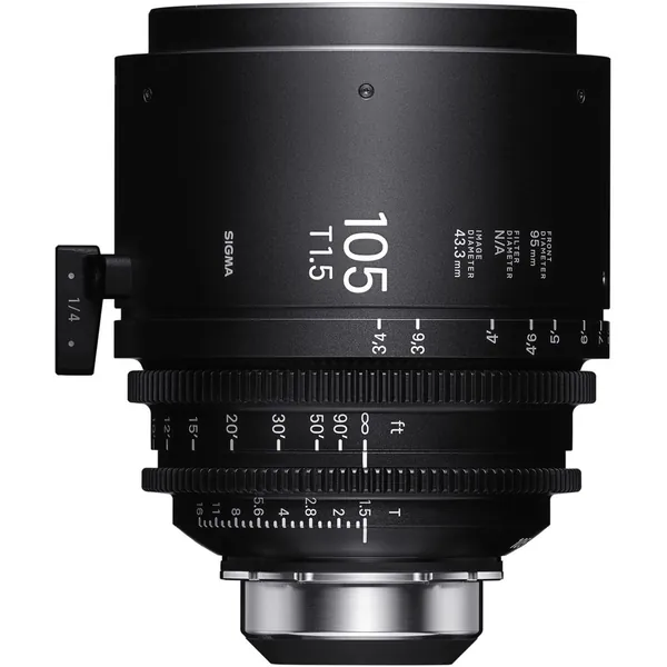 Sigma 105mm T1.5 FF High-Speed Art Prime 2 Lens with /i Technology (PL Mount, Feet)