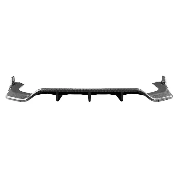 Amg Rear Bumper After Lip Diffuser Lip Skirts Splitter Flag Canard Carbon Fiber Look Zst-810 Cf CC-6181 Compatible With Mercedes Benz Glc Coupe W254 C254 2024+