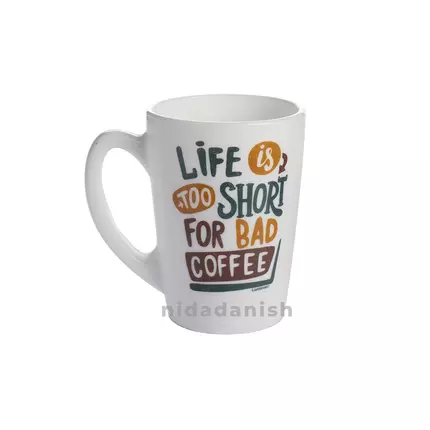 Luminarc Mug 6pcs New Morning Life is Short 32cl P8838