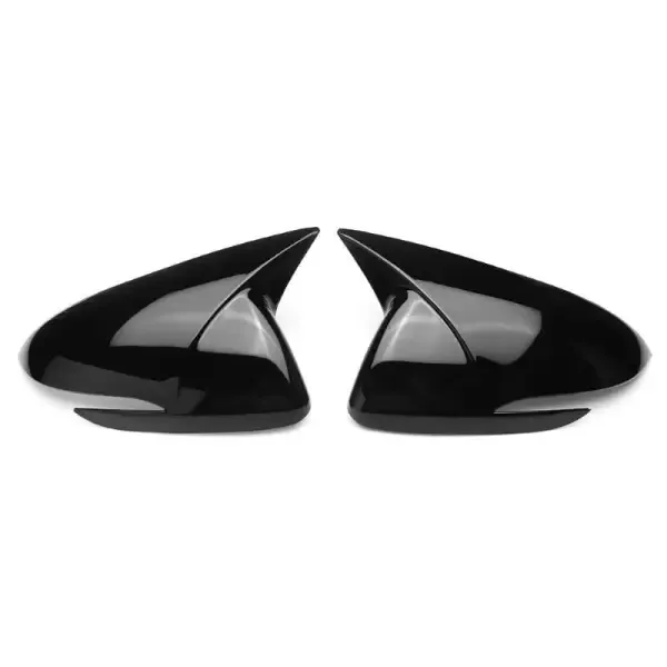 Side Mirror Cover Aerodynamic Glossy Black Elantra Mirror Cover 16 Glossy Black A CC-1995 Compatible With Hyundai Elantra 2016 2020