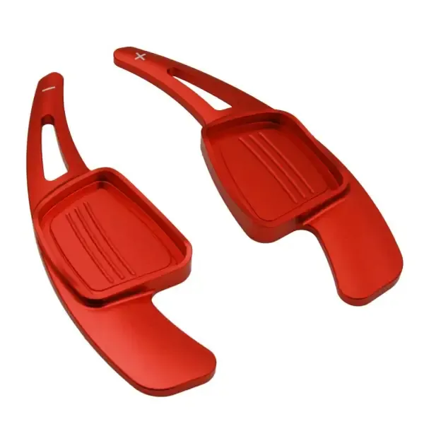 Paddle Shifter Red 026 CC-EX 0001 Compatible With Audi A3 S3 2014-2017 A4l 2013-2016 A5 S5 2012-2016 A6l S6 2012-2018 A7 S7 2013-2018 A8 S8 2011-2018 Q3 2013-2018 Q5 2013-2018 Q7 2011-2015 Rs3 2012 Rs