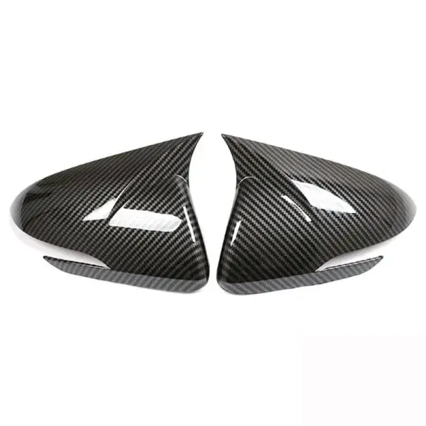 Side Mirror Cover Aerodynamic Carbon Fiber Look Mirror Cover Carbon Fiber A CC-1998 Compatible With Hyundai Elantra 2021