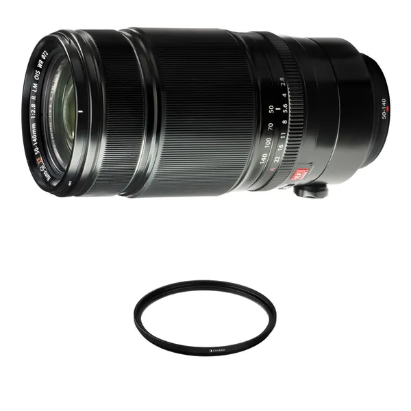 FUJIFILM XF 50-140mm f/2.8 R LM OIS WR Lens with UV Filter Kit
